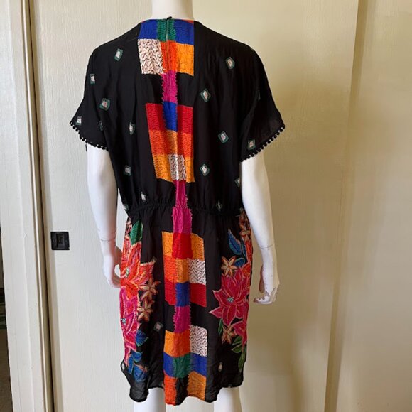 NEW Farm Rio Geo Cover-Up Mini Dress XL - Picture 4 of 5